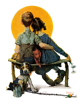 Spooners Norman Rockwell